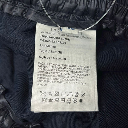 Moncler Pants 38 M Pantaloni Dark Navy Black Multi Full Length Waist Togo — view 6