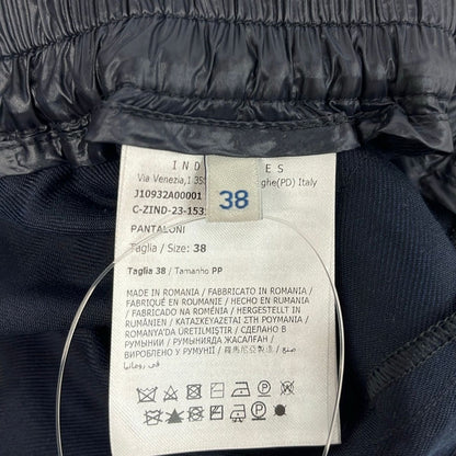 Moncler Pants 38 M Pantaloni Dark Navy Black Multi Full Length Waist Togo — view 5