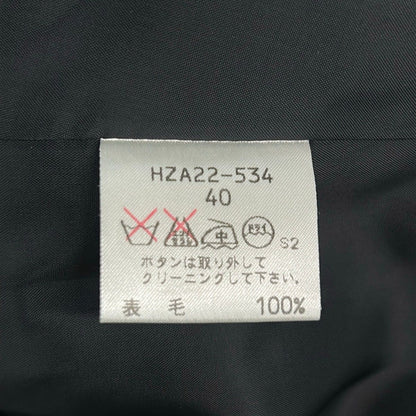 Saint Laurent Jacket 40 M Black Long Sleeve Shoulder Pad Spring Autumn — view 4