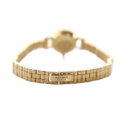 Hermes Watch Faubourg White Dial 18k Diamond Quartz Gold Color AQ — view 3