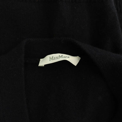 Max Mara Villar Wool Cashmere Spangko Luca Digan Knit Long Sleeve Long XS Navy — view 7