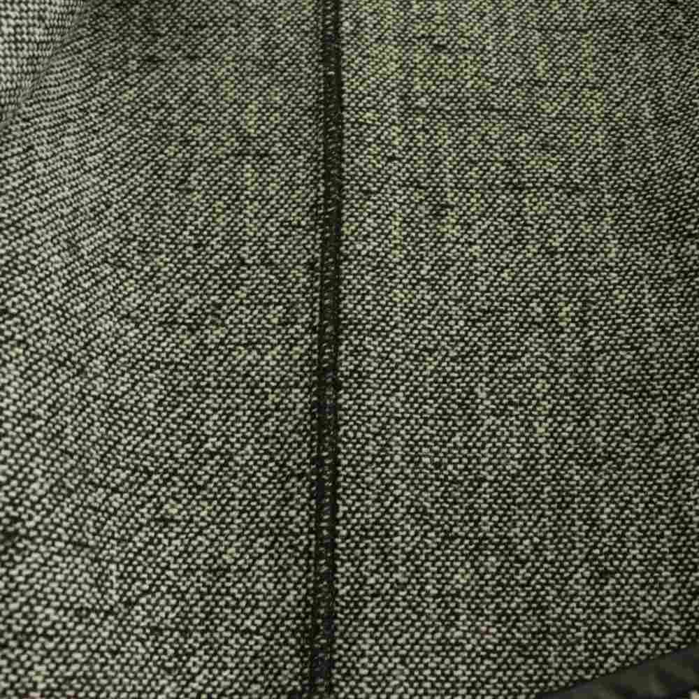 Max Mara Weekend Fur Color Glen Check Coat 36 Black SY — view 4