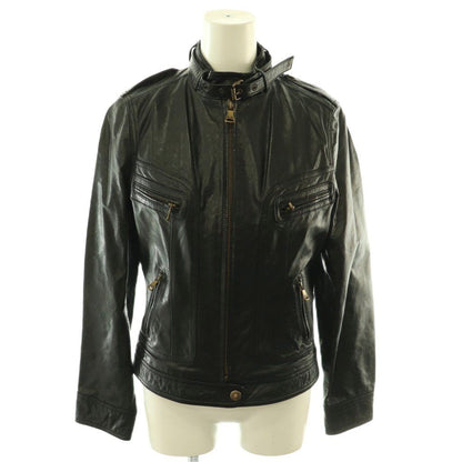 Dolce & Gabbana D&G Goat Leather Single Rider's Jacket 40 Black SY