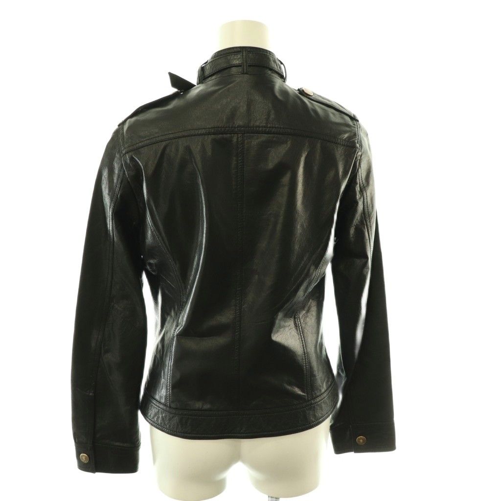Dolce & Gabbana D&G Goat Leather Single Rider's Jacket 40 Black SY — view 2