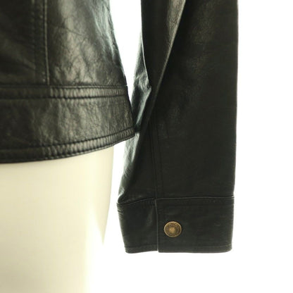 Dolce & Gabbana D&G Goat Leather Single Rider's Jacket 40 Black SY — view 6