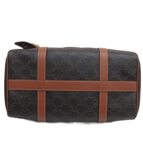 Celine Trio Large Boston Bag Shoulder Brown — view 5