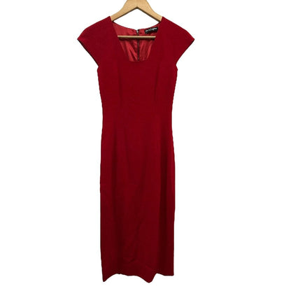 Dolce & Gabbana Dress 36 S Red Sleeveless Long