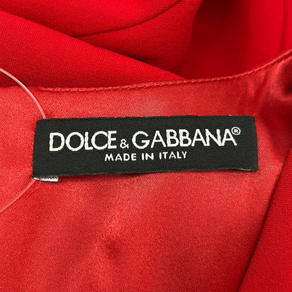 Dolce & Gabbana Dress 36 S Red Sleeveless Long — view 3