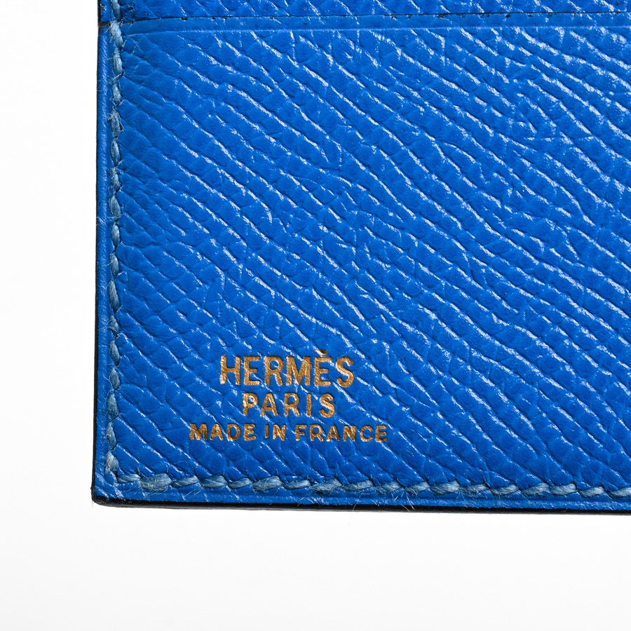 Hermes Bifold Wallet Blue — view 7
