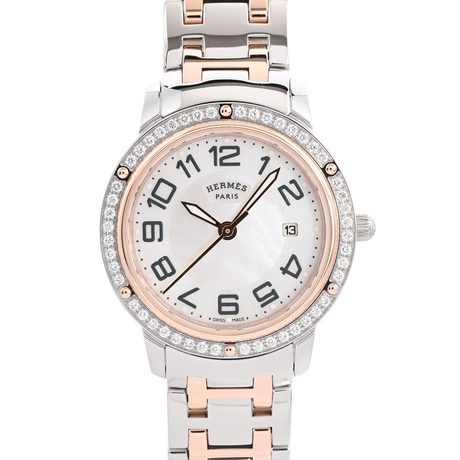 Hermes Watch Clipper Gold