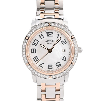 Hermes Watch Clipper Gold