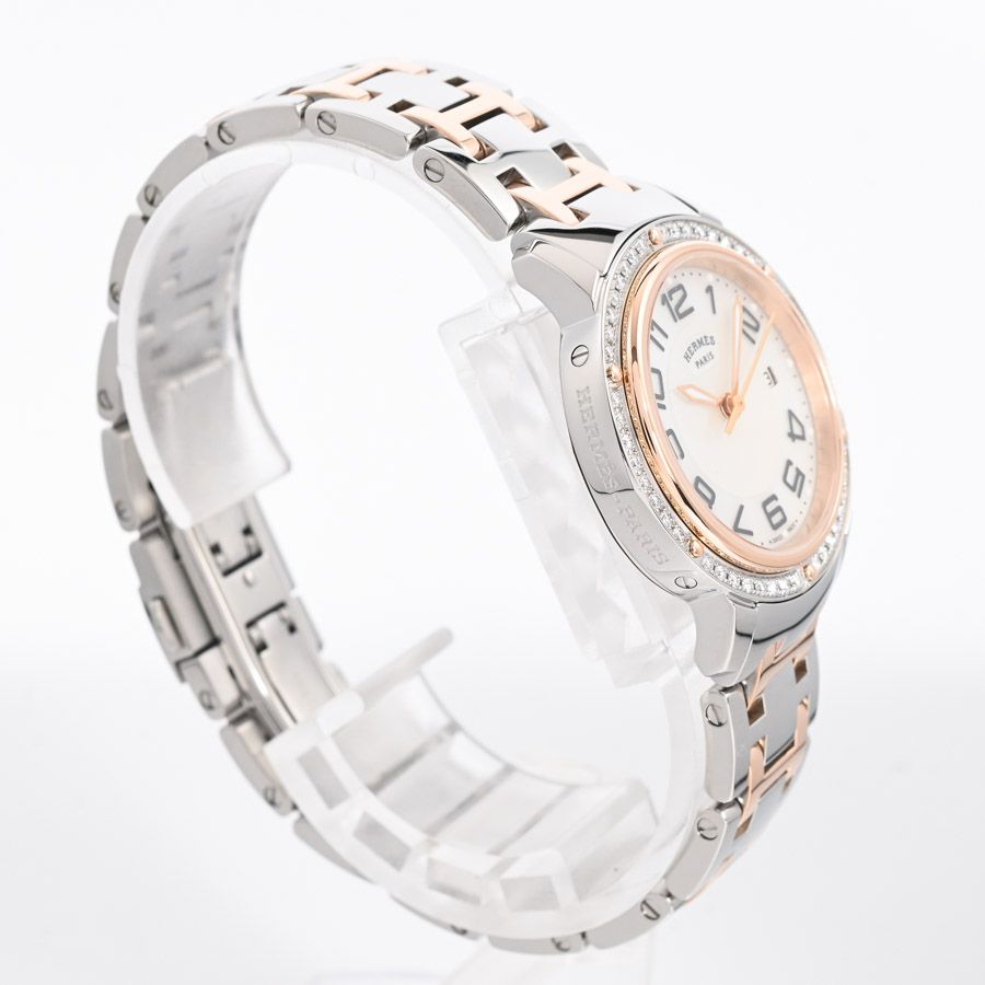 Hermes Watch Clipper Gold — view 3