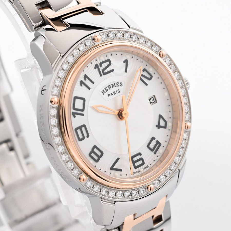 Hermes Watch Clipper Gold — view 4
