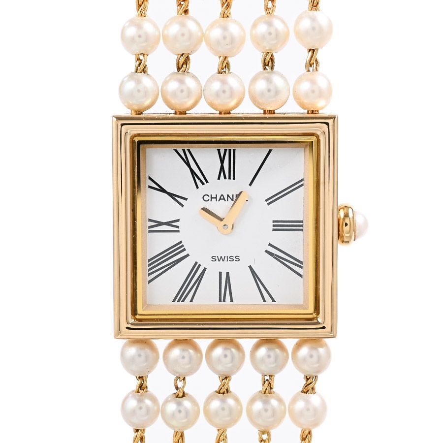 Chanel Watch Mademoiselle Gold