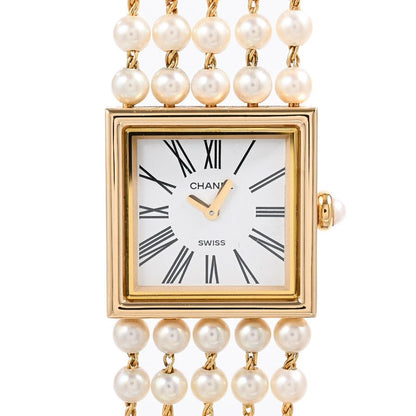 Chanel Watch Mademoiselle Gold