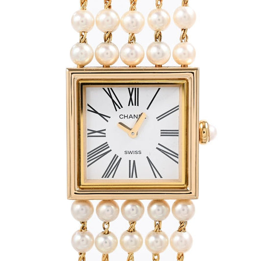 Chanel Watch Mademoiselle Gold