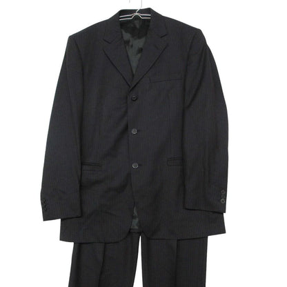 Versace Classic Suit Pinstripe Set Tailored Jacket Trousers Pants Navy