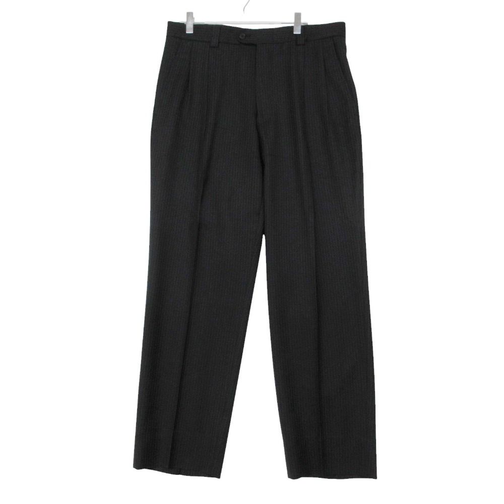Versace Classic Suit Pinstripe Set Tailored Jacket Trousers Pants Navy — view 4