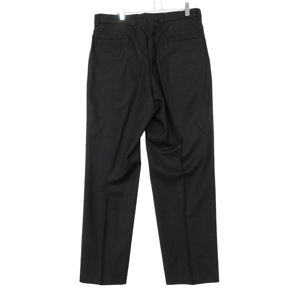 Versace Classic Suit Pinstripe Set Tailored Jacket Trousers Pants Navy — view 5
