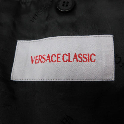 Versace Classic Suit Pinstripe Set Tailored Jacket Trousers Pants Navy — view 7