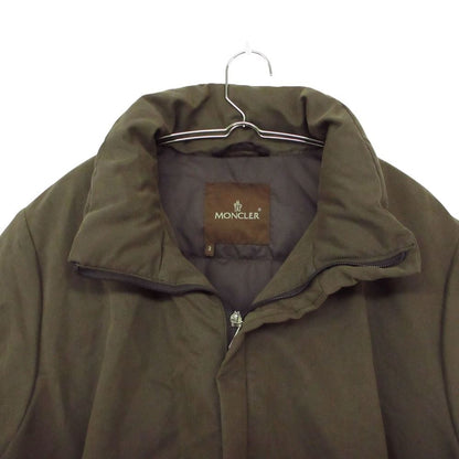 Moncler Down Jacket Brown Tag Coat Cotton — view 4