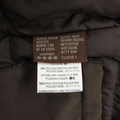 Moncler Down Jacket Brown Tag Coat Cotton — view 9
