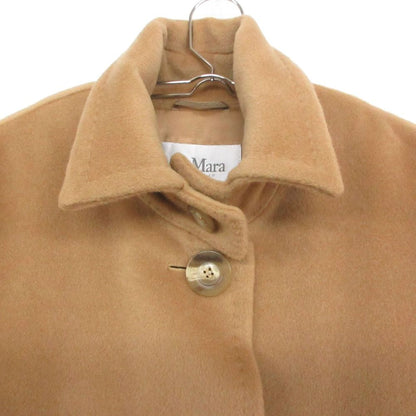 Max Mara Coat Wool Cashmere Single Button White Tag Beige — view 3