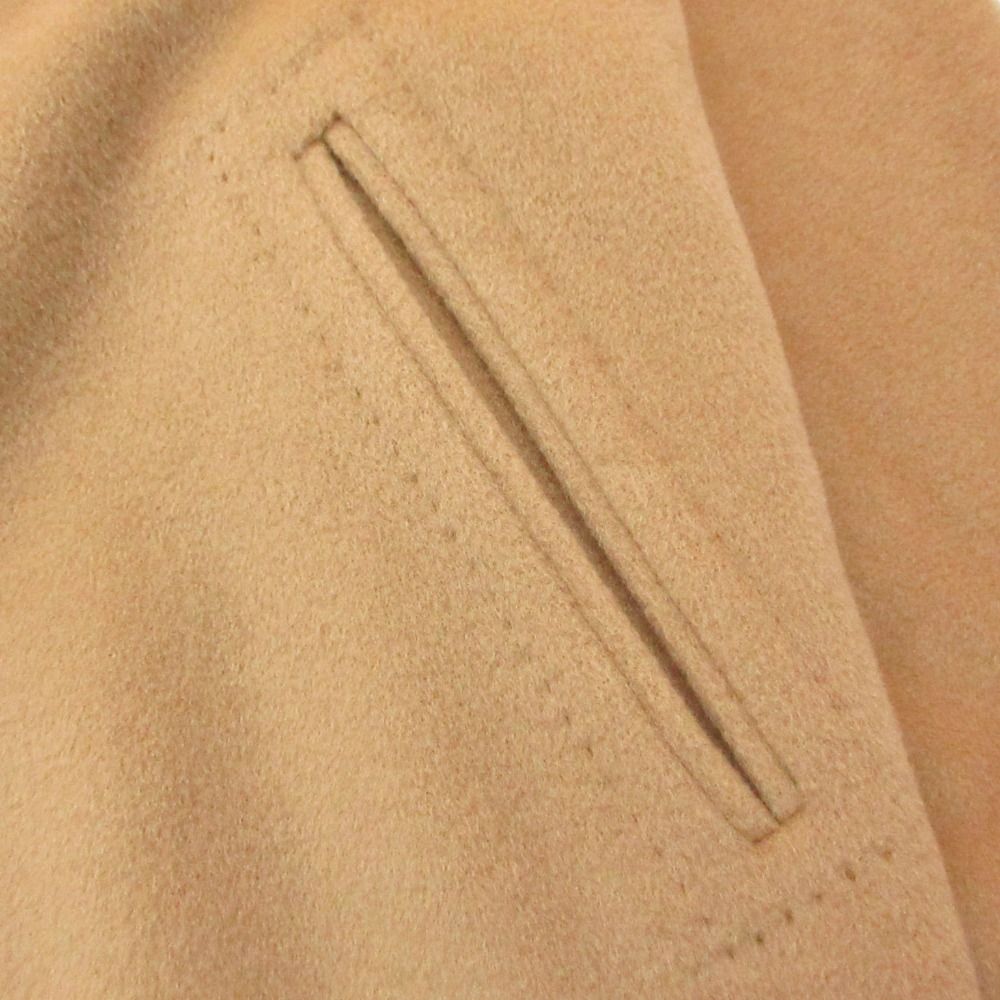 Max Mara Coat Wool Cashmere Single Button White Tag Beige — view 8