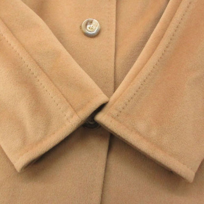 Max Mara Coat Wool Cashmere Single Button White Tag Beige — view 9