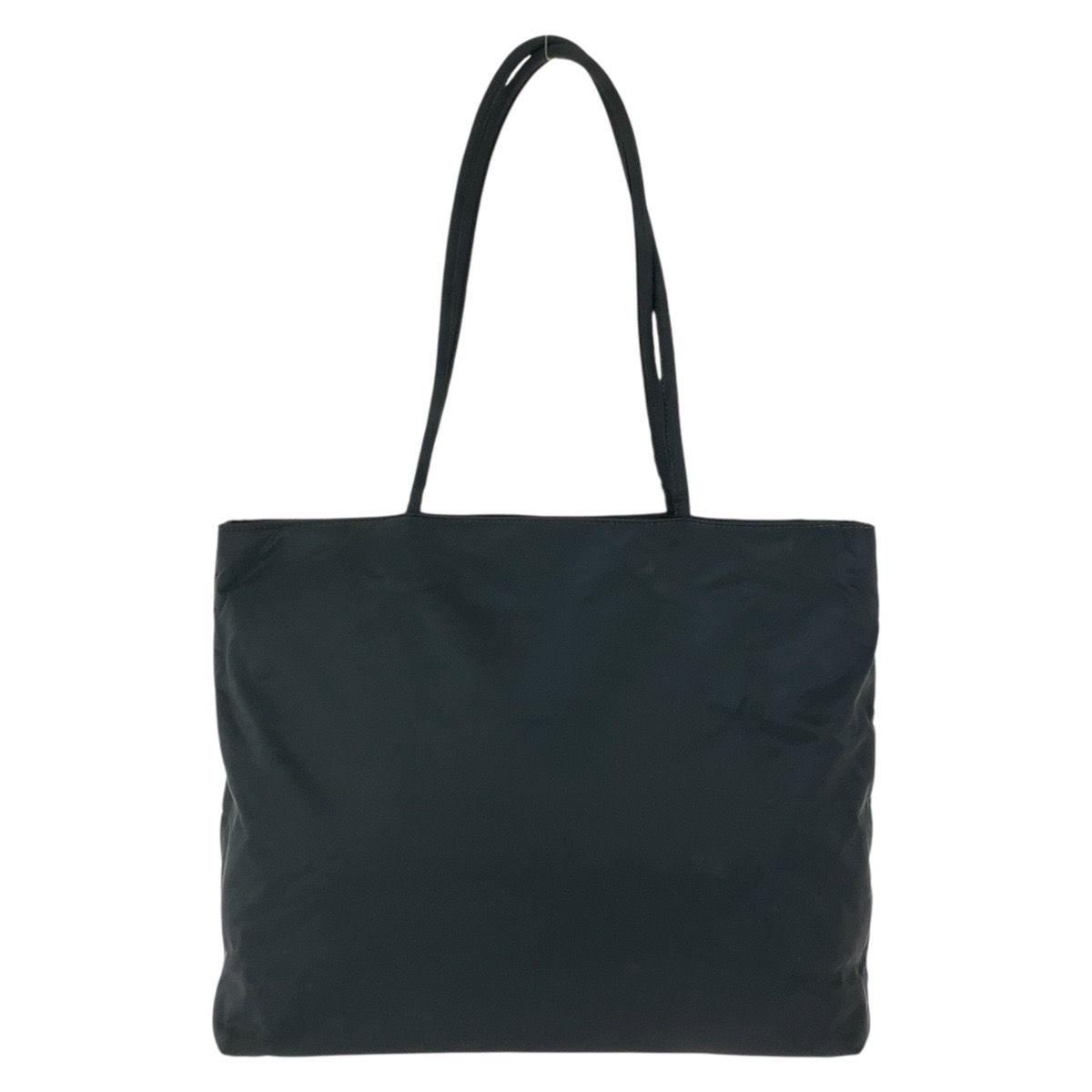 Prada Tessuto Black Silver Nylon Shoulder — view 2