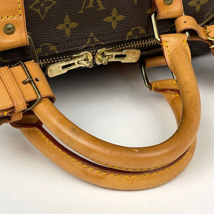 Louis Vuitton Keepall 55 Boston Bag Monogram Brown — view 8