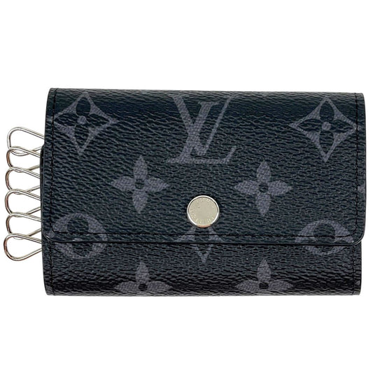 Louis Vuitton Multicles 6 Key Case Monogram Eclipse Noir Key Holder