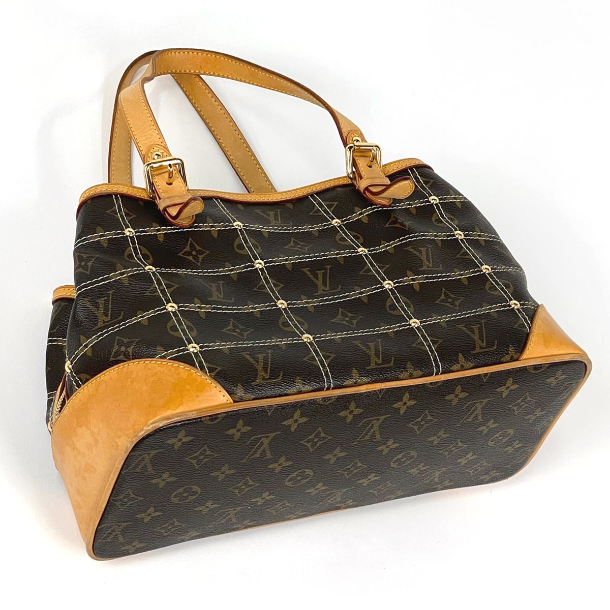 Louis Vuitton Rivet Shoulder Bag Monogram Brown — view 2