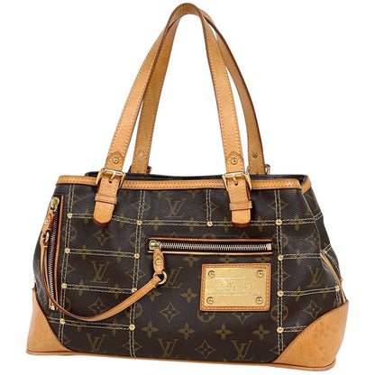 Louis Vuitton Rivet Shoulder Bag Monogram Brown