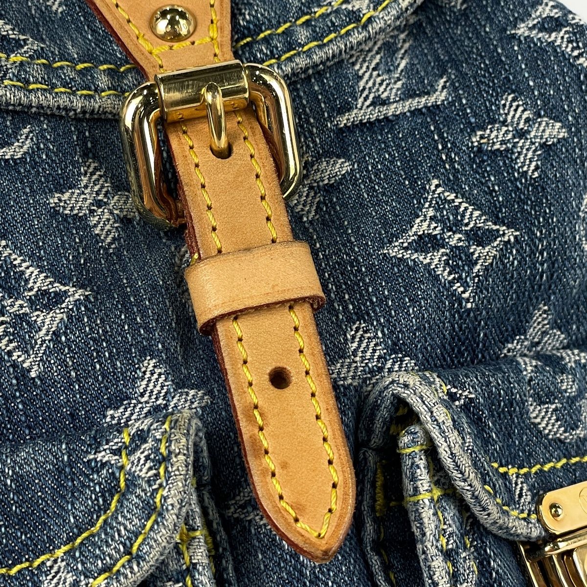 Louis Vuitton Sac a Dos PM Backpack Monogram Denim Blue — view 5