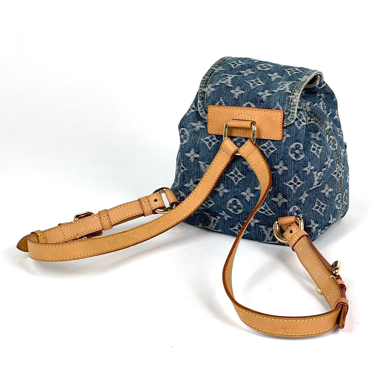 Louis Vuitton Sac a Dos PM Backpack Monogram Denim Blue — view 2