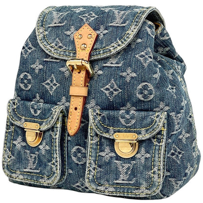 Louis Vuitton Sac a Dos PM Backpack Monogram Denim Blue