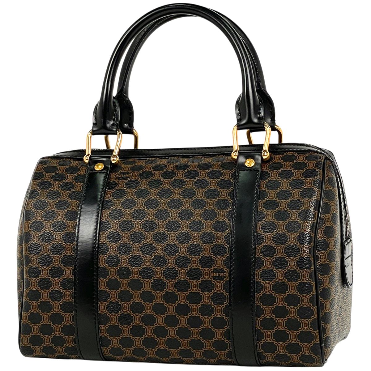 Celine Macadam Handbag Black