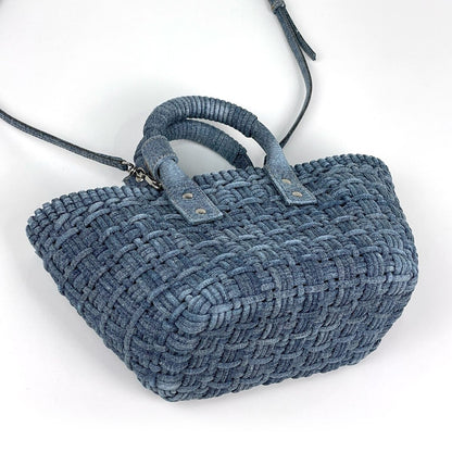 Balenciaga Bistro Basket XS 2-Way Handbag Denim Blue — view 2