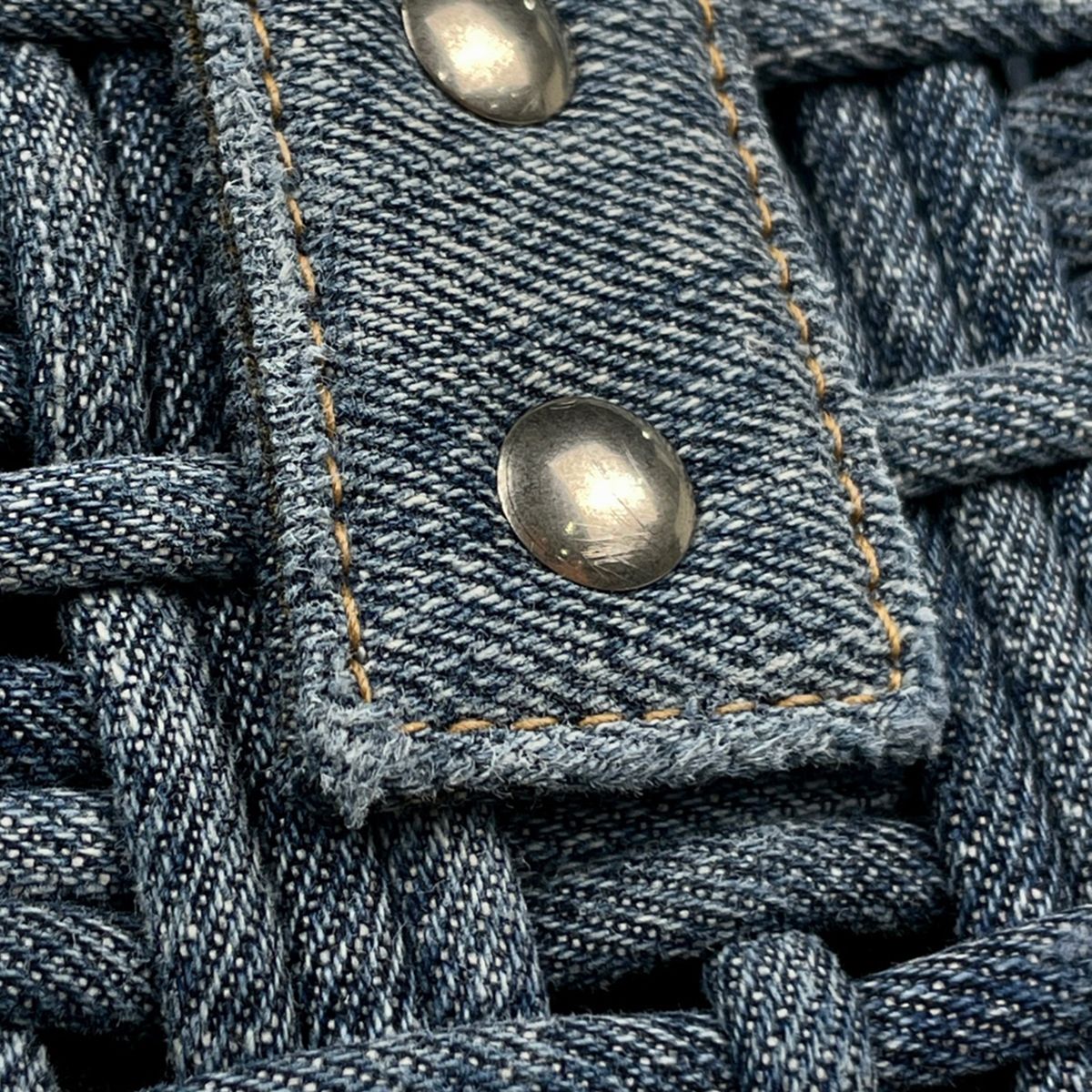 Balenciaga Bistro Basket XS 2-Way Handbag Denim Blue — view 4