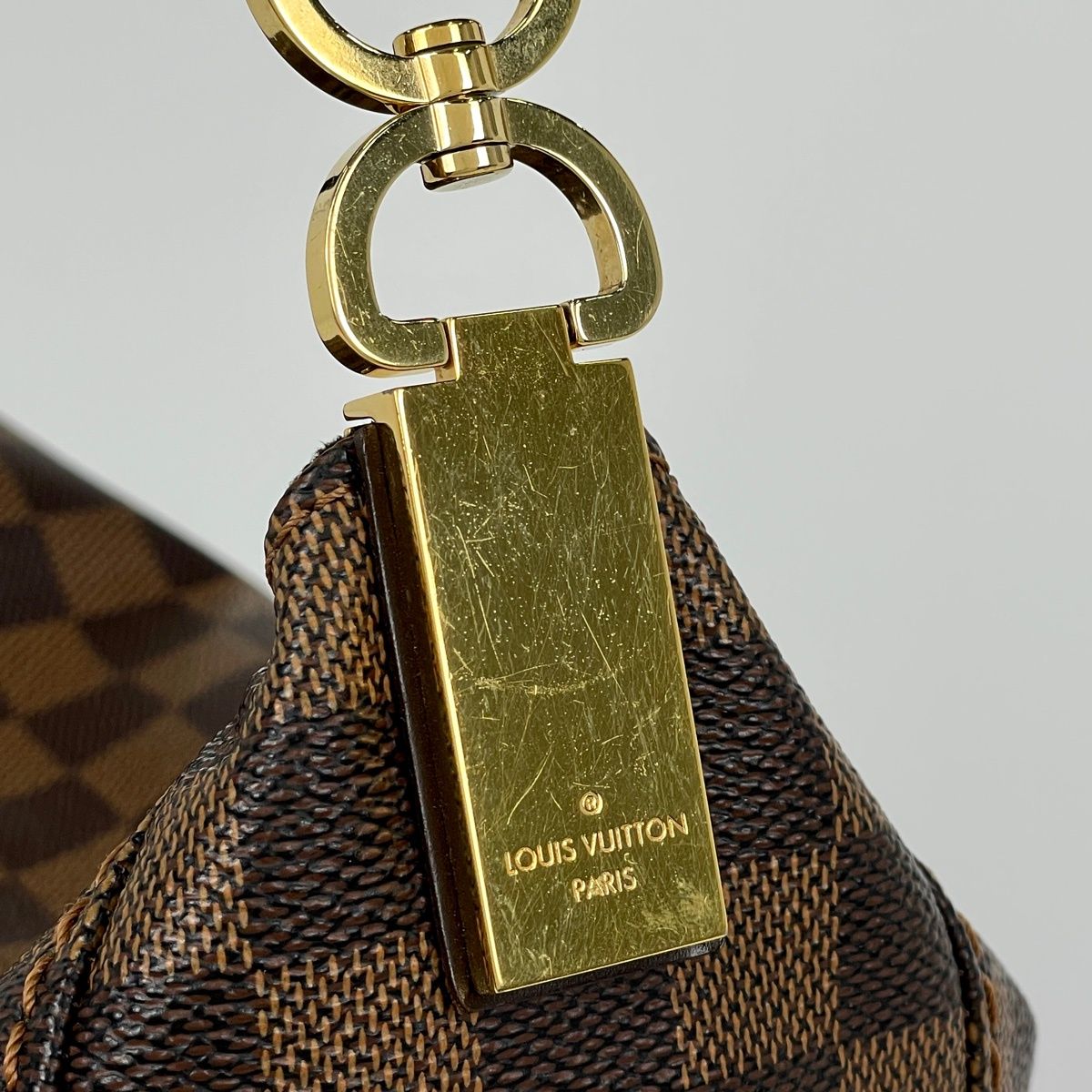 Louis Vuitton Portobello PM Shoulder Bag Damier Brown — view 4