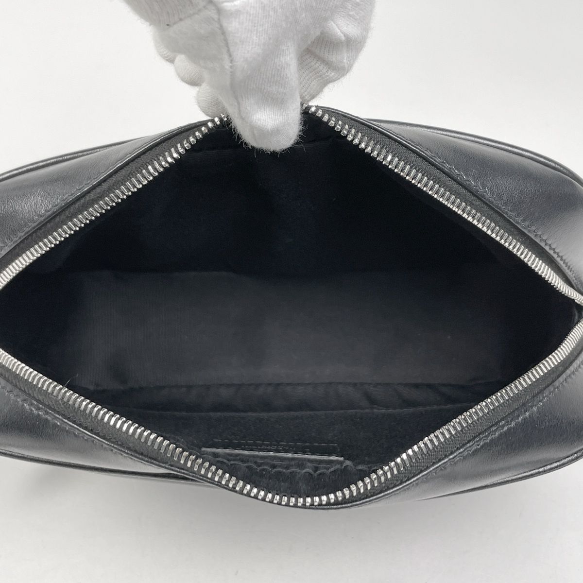 Saint Laurent Paris Camera Bag Star Fringe Tassel Logo Leather Black — view 9