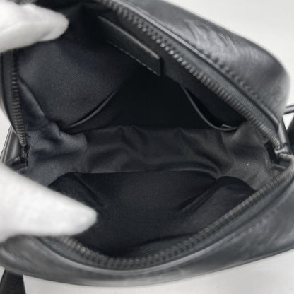 Louis Vuitton Danuve PM Monogram Shadow Shoulder Bag Noir — view 7