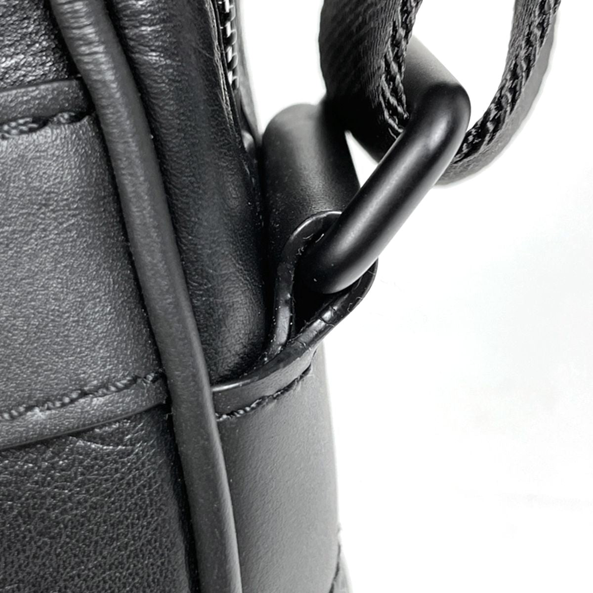 Louis Vuitton Danuve PM Monogram Shadow Shoulder Bag Noir — view 5