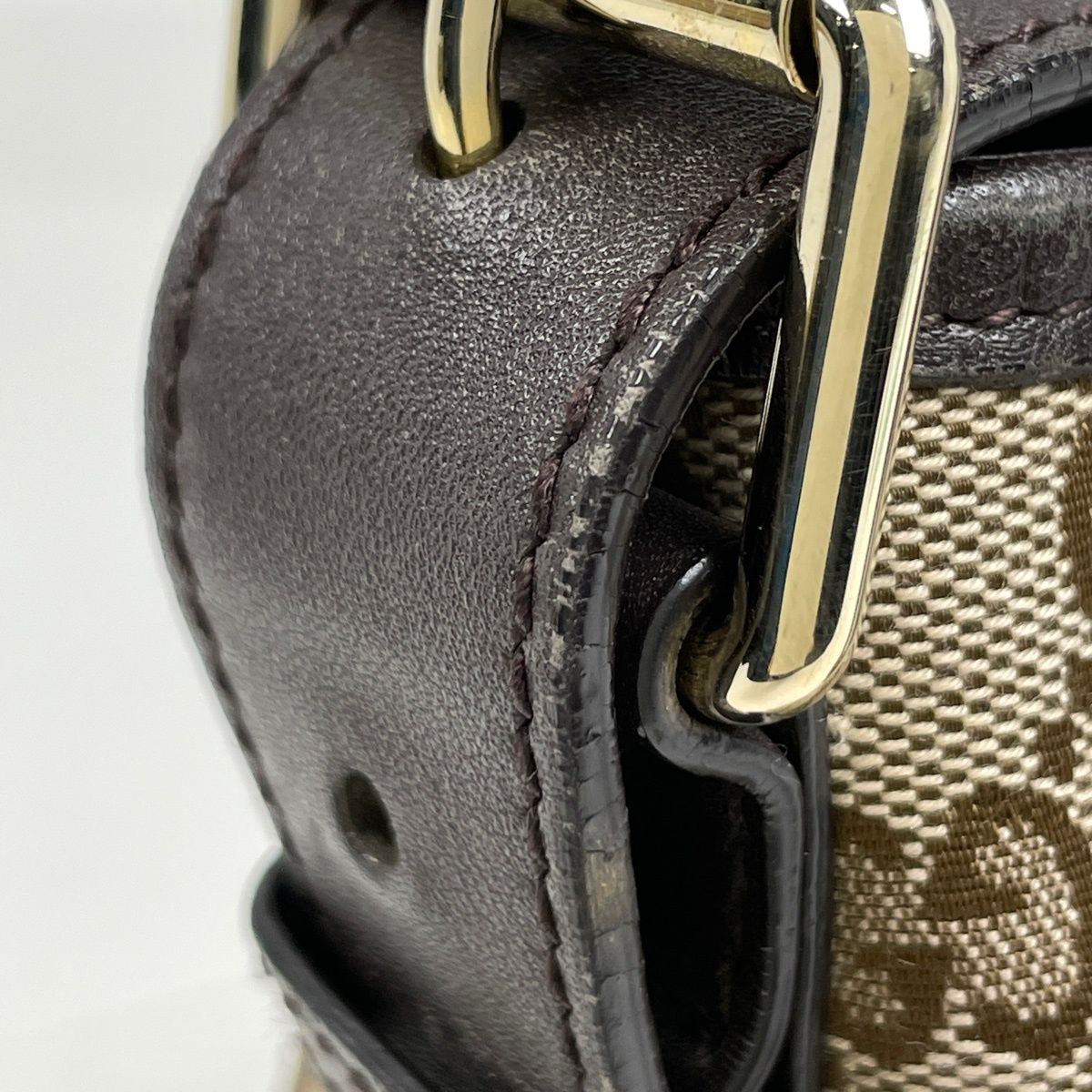 Gucci GG Pattern Shoulder Bag Canvas Brown — view 5