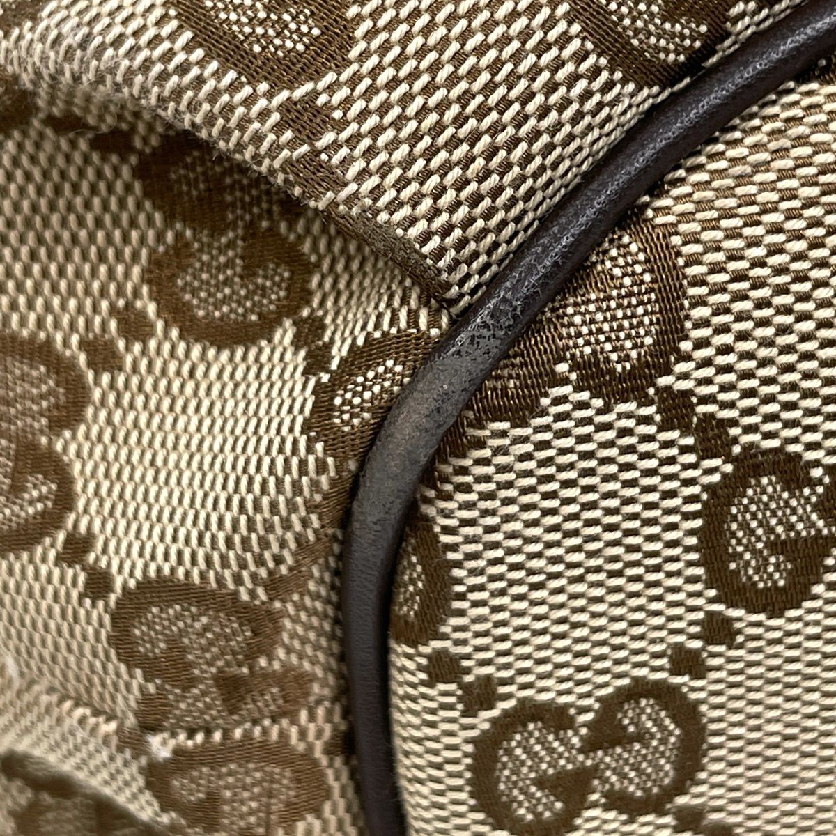 Gucci GG Pattern Shoulder Bag Canvas Brown — view 3