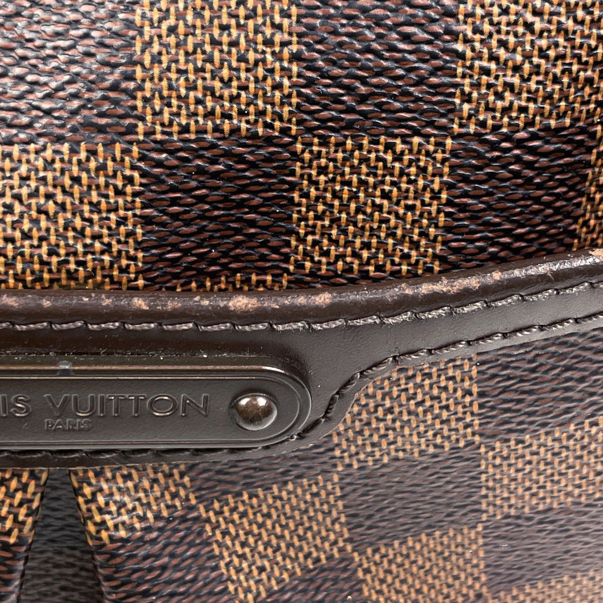 Louis Vuitton Blue Msbeli PM Crossbody Shoulder Bag Damier Brown — view 4