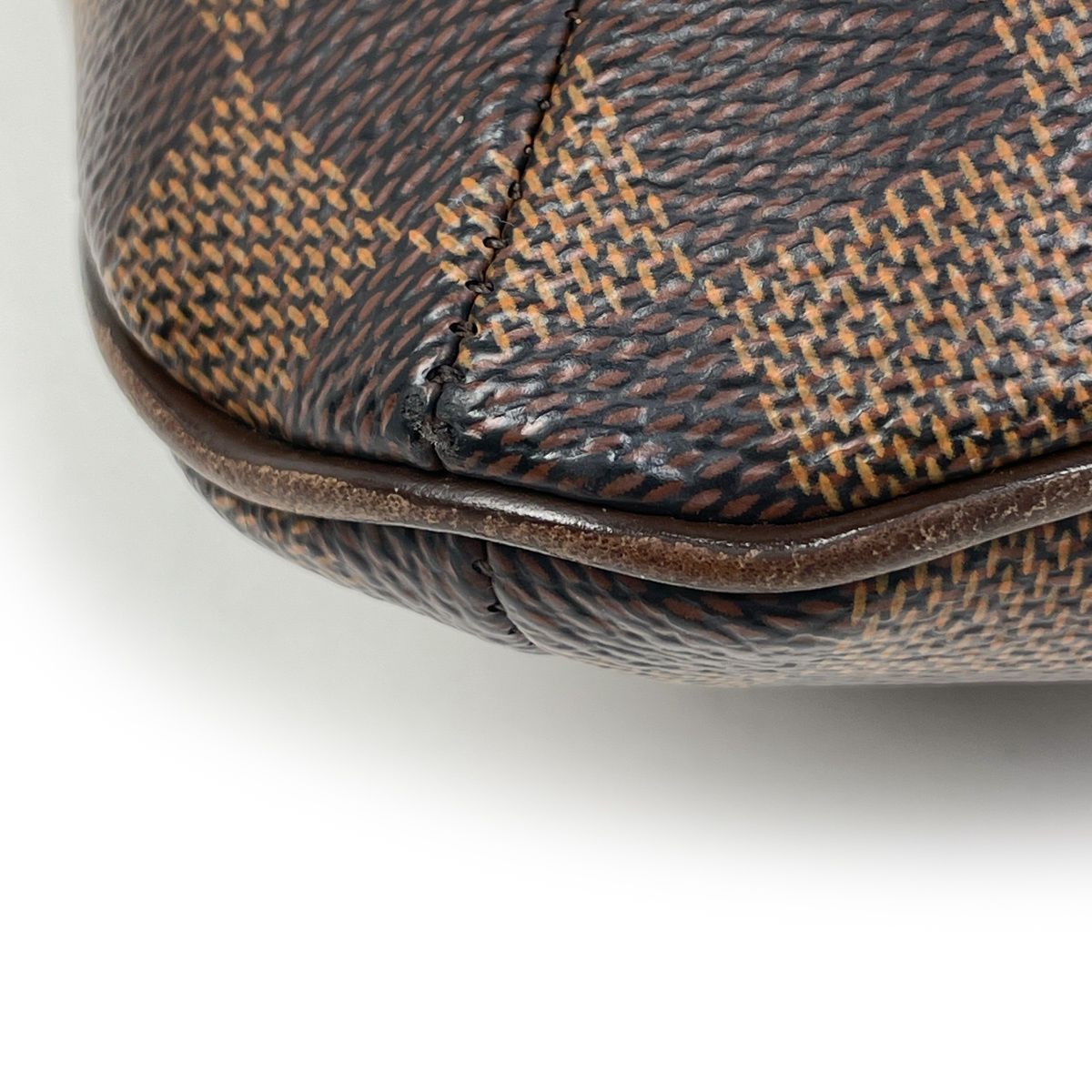 Louis Vuitton Blue Msbeli PM Crossbody Shoulder Bag Damier Brown — view 3