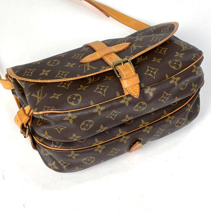 Louis Vuitton Saumur 30 Crossbody Shoulder Bag Monogram Brown — view 2