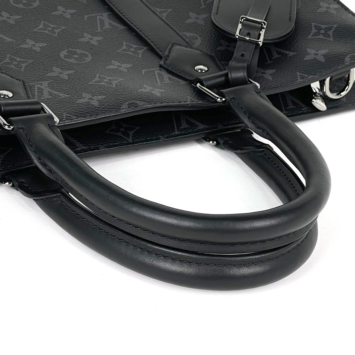 Louis Vuitton Sac Plat Horizontal Zip Business Bag Monogram Eclipse Noir — view 6